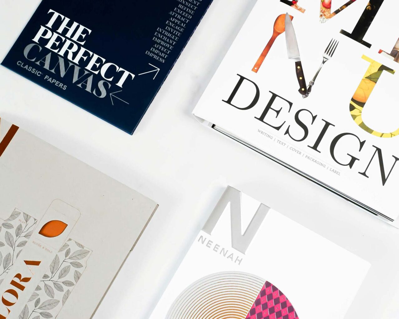 Custom booklets designed and printed with odd sizes, shapes, and finishes.